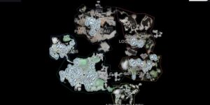 Arknights Endfield interactive map filtered to show only Battle Encounters - Landbreakers markers
