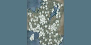 Assassins Creed Shadows interactive map filtered to show only Activities markers