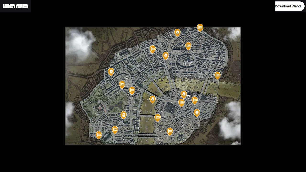 Assassins Creed Syndicate interactive map filtered to show only Associate Activities markers