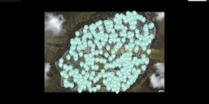 Assassins Creed Syndicate interactive map filtered to show only Chests markers