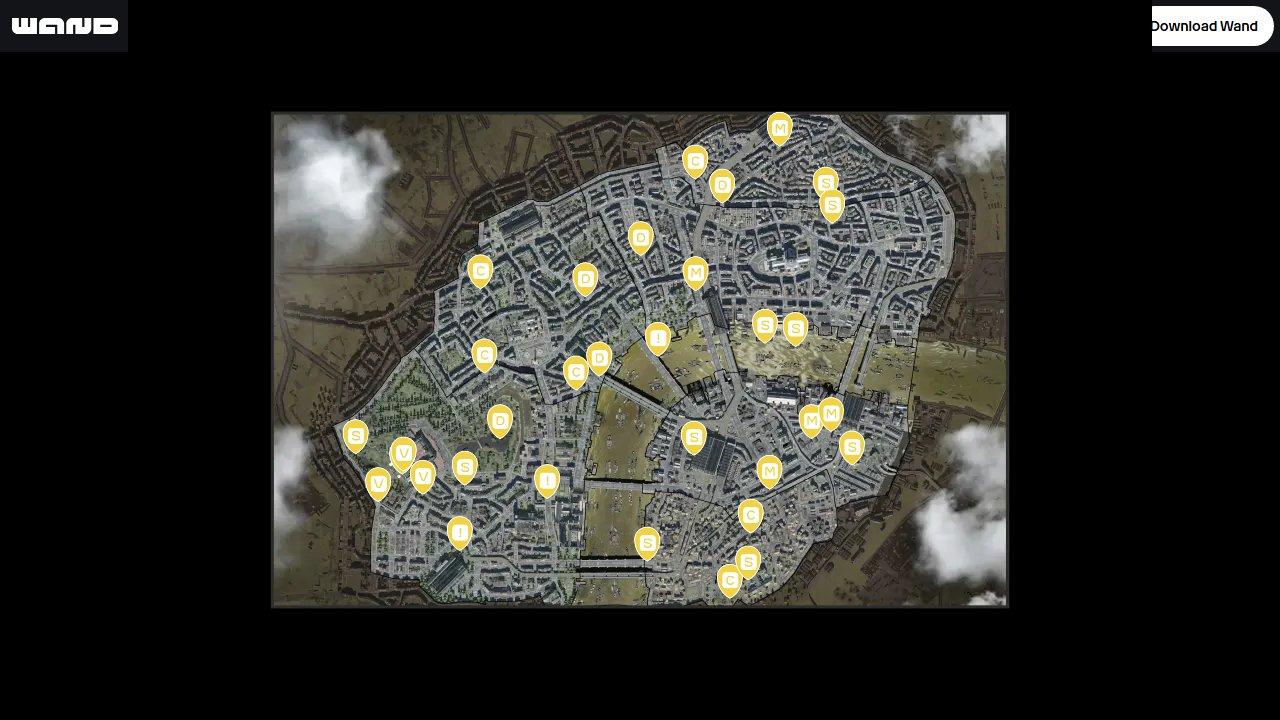 Assassins Creed Syndicate interactive map filtered to show only Memories markers
