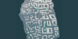 Assassins Creed Unity interactive map filtered to show only Locations markers