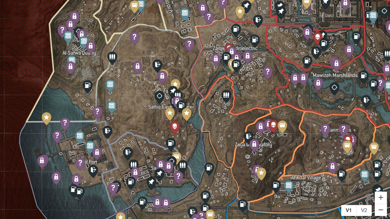 Cod Warzone 2 interactive map screenshot