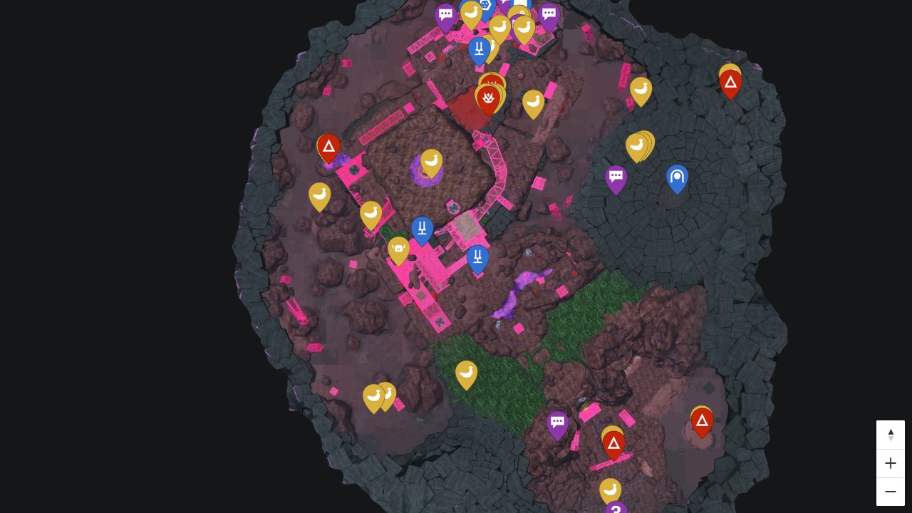 Donkey Kong Bananza interactive map screenshot