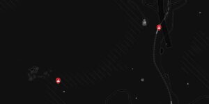 Dying Light interactive map filtered to show only Danger markers