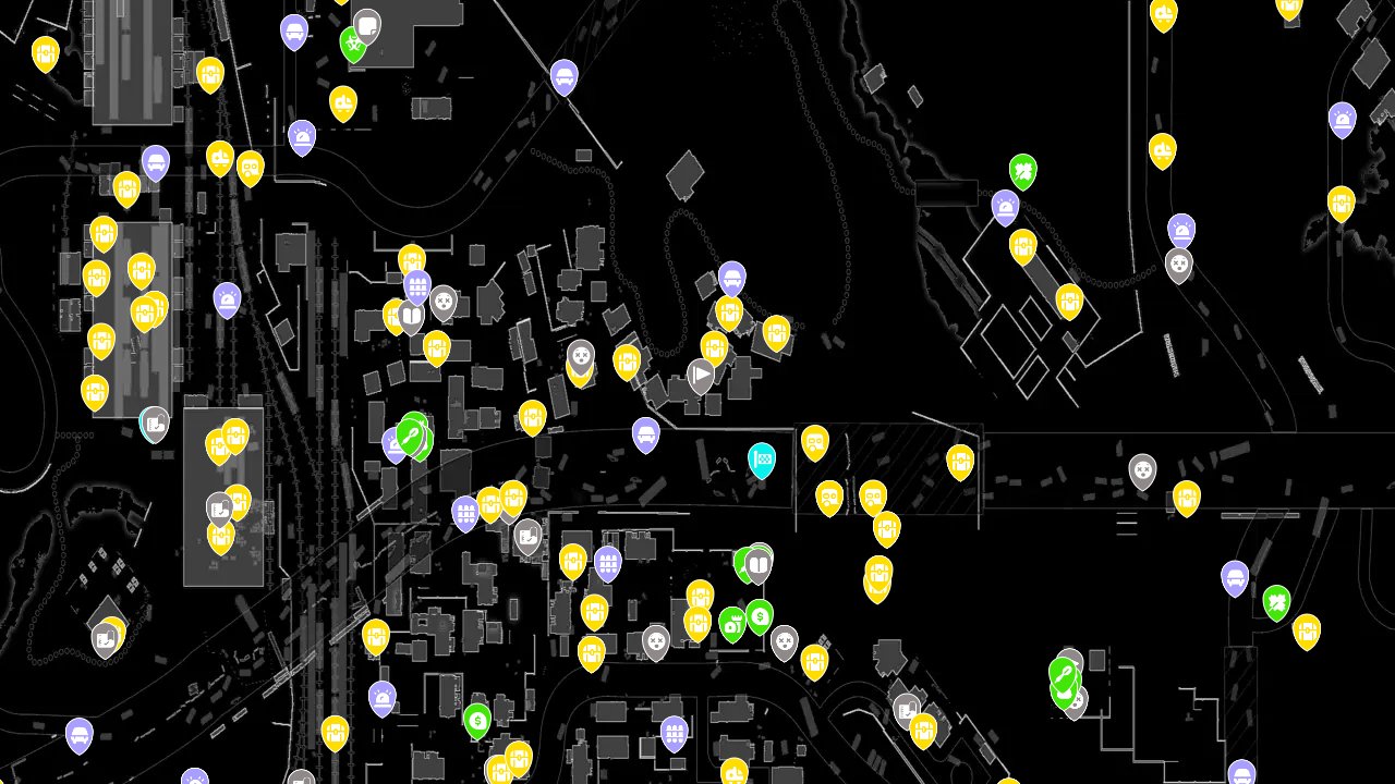 Dying Light interactive map screenshot
