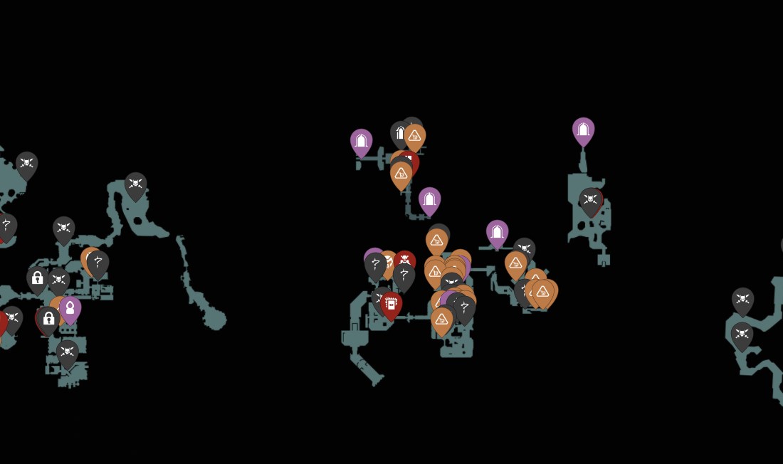 Doom The Dark Ages interactive map screenshot