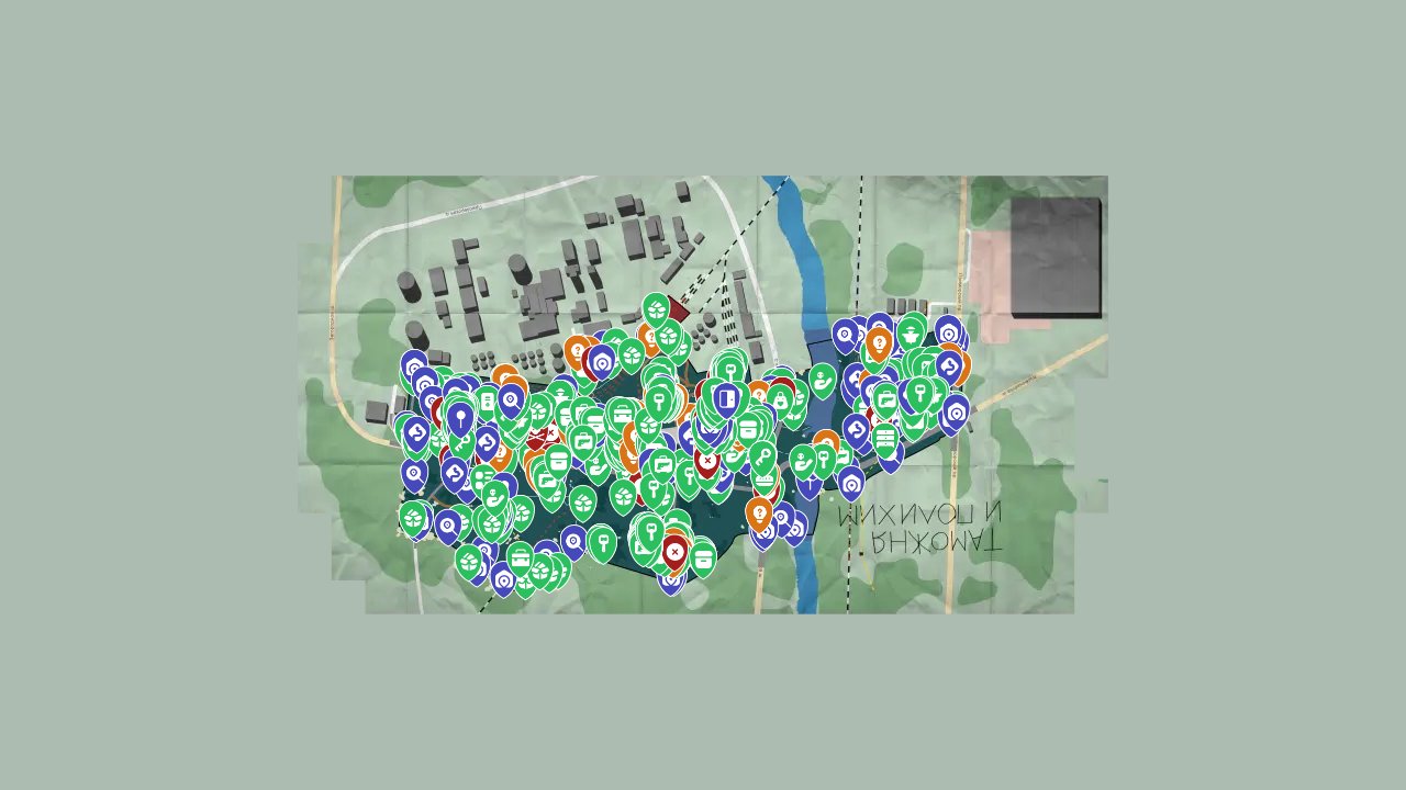 Escape From Tarkov interactive map screenshot