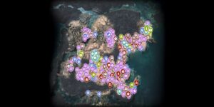 Final Fantasy VII Rebirth interactive map screenshot