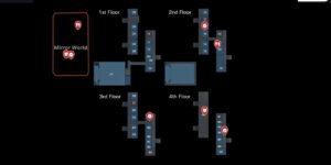Ghostwire Tokyo interactive map filtered to show only Encounters markers