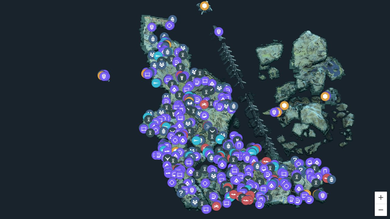 Halo Infinite interactive map screenshot
