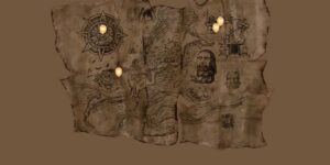 Indiana Jones And The Great Circle interactive map filtered to show only Collectibles markers