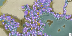 Infinity Nikki interactive map screenshot