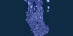 Marvels Spider Man Miles Morales interactive map filtered to show only Points of Interest markers