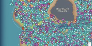 Pokemon Scarlet Violet interactive map screenshot