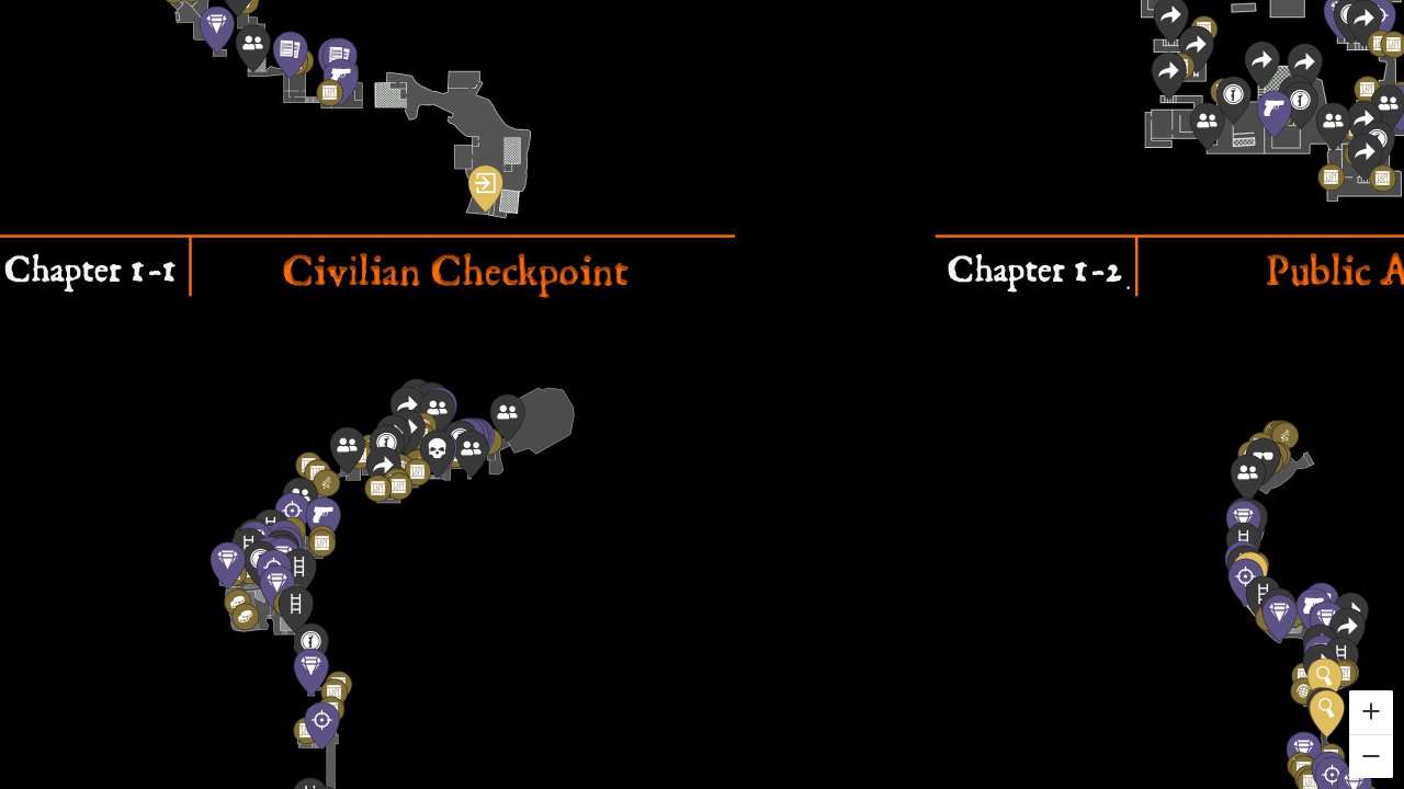 Resident Evil 5 interactive map screenshot