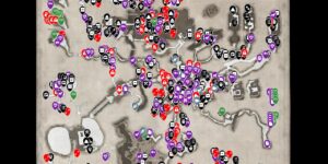 Resident Evil Village interactive map screenshot