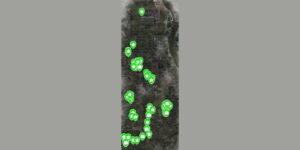 Stalker Clear Sky Enhanced Edition interactive map filtered to show only Quest markers