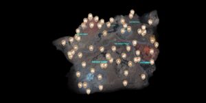 Star Wars Outlaws interactive map filtered to show only Locations markers