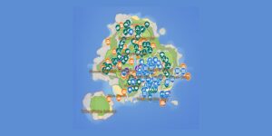 Starsand Island interactive map screenshot