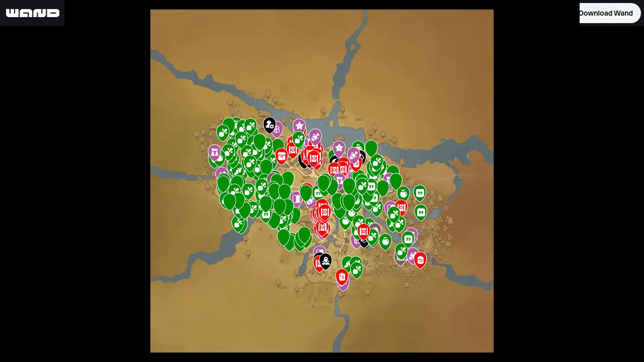 Tales Of The Shire A The Lord Of The Rings Game interactive map screenshot