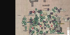 Tarkov interactive map screenshot
