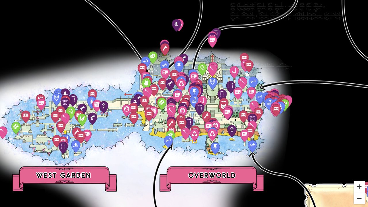 Tunic interactive map screenshot