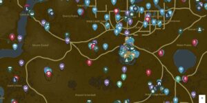 Zelda Tears Of The Kingdom interactive map screenshot