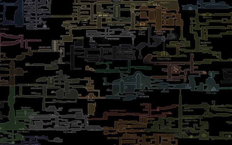 Hollow Knight: Silksong Interactive Map