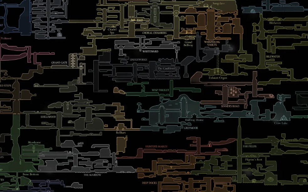 Hollow Knight: Silksong Interactive Map