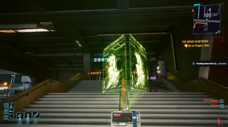 Megabuilding H3 - Select any unlocked destination V has previously visited to teleport.