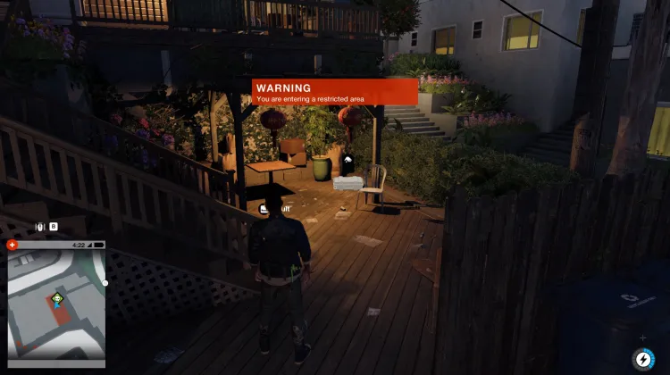 Key Data - Located inside the restricted area.