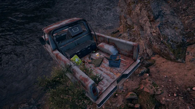 Perk Magazine - On the back of a pickup truck beside the waterfall