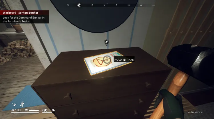 Apparel Schematics - On top of the drawers near the door