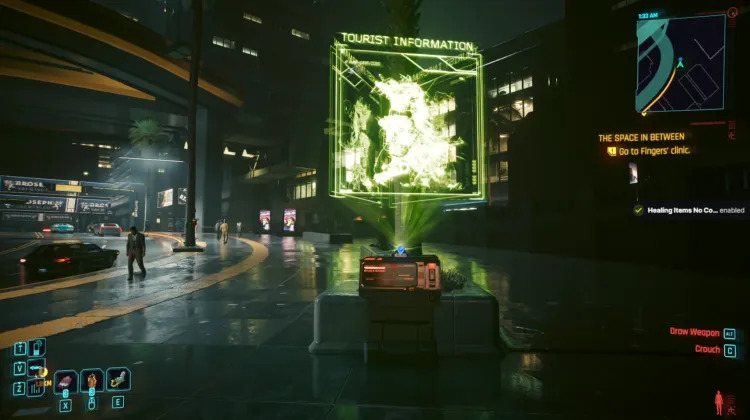 Skyline & Republic - Select any unlocked destination V has previously visited to teleport.