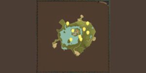 Monster Hunter Stories 3 Twisted Reflection interactive map filtered to show only Side Quests/Activities markers