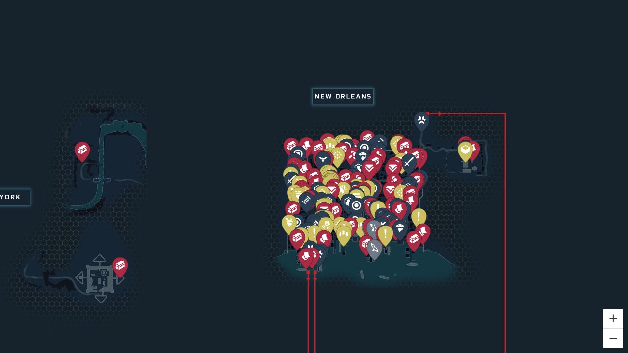 Assassins Creed 3 Liberation interactive map screenshot