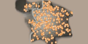 Assassins Creed Brotherhood interactive map filtered to show only Collectibles markers