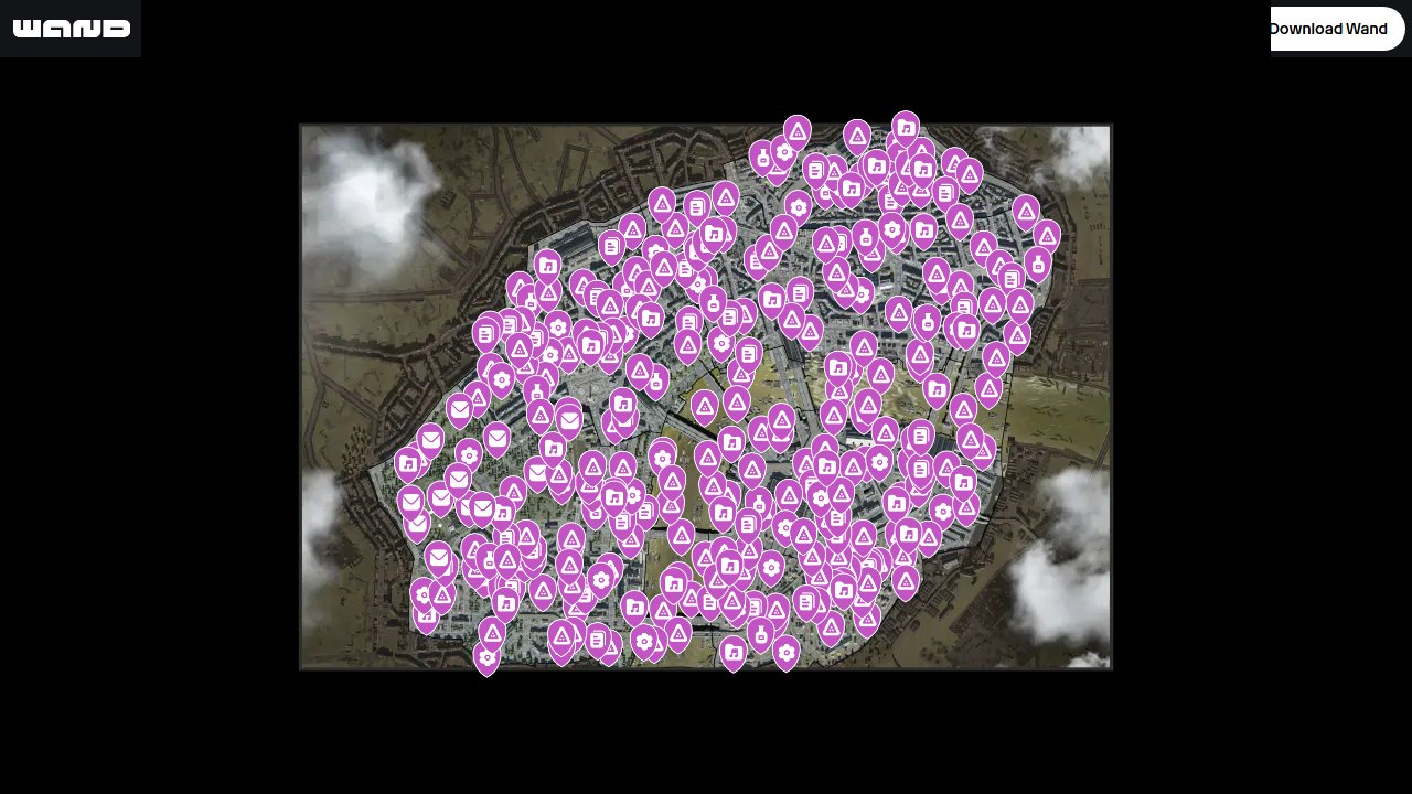 Assassins Creed Syndicate interactive map filtered to show only Collectibles markers
