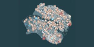 Assassins Creed Unity interactive map filtered to show only Missions markers