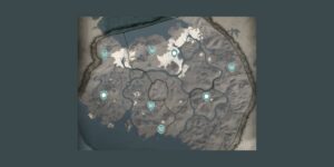 Assassins Creed Valhalla interactive map filtered to show only Boss markers