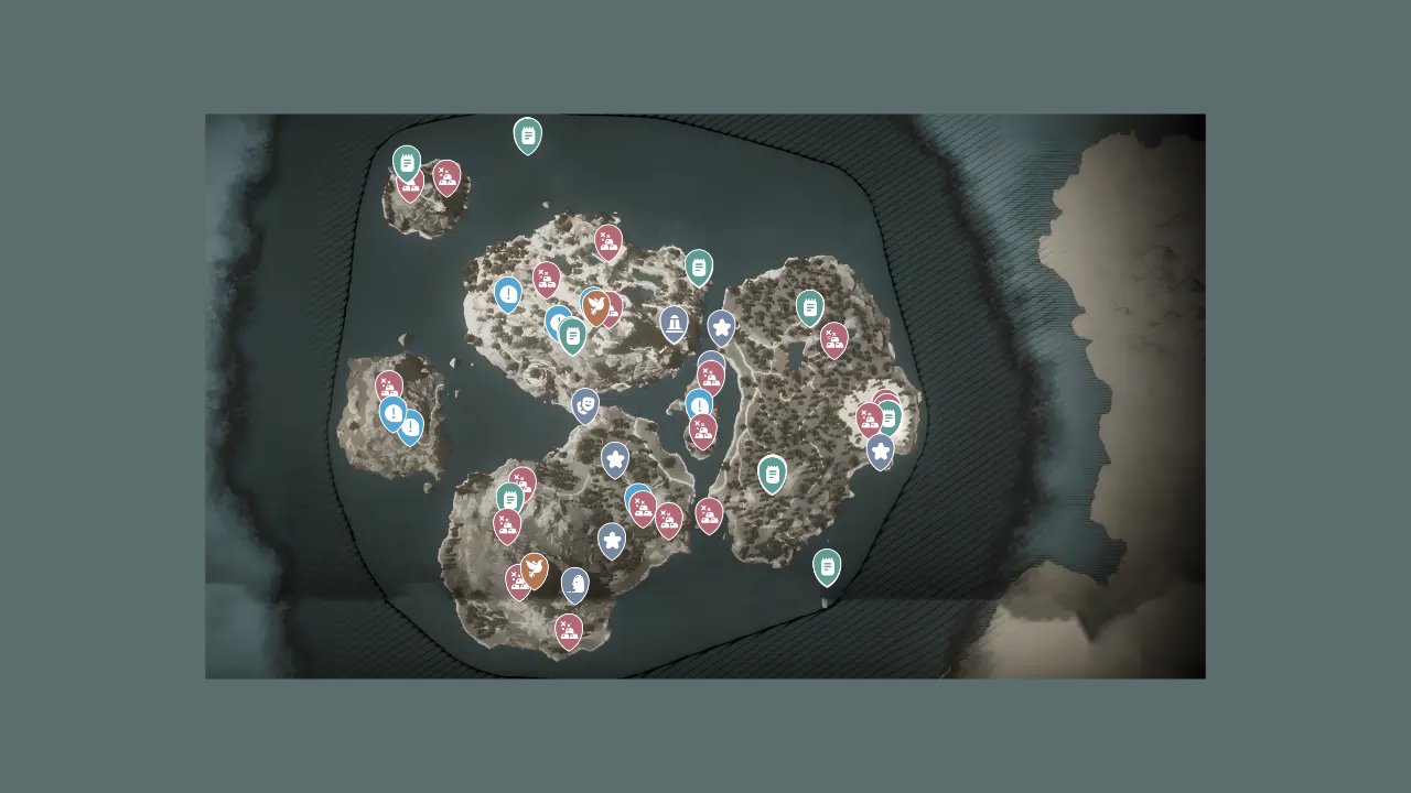 Assassins Creed Valhalla interactive map screenshot