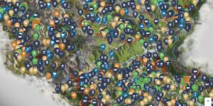 Avatar Frontiers Of Pandora interactive map screenshot