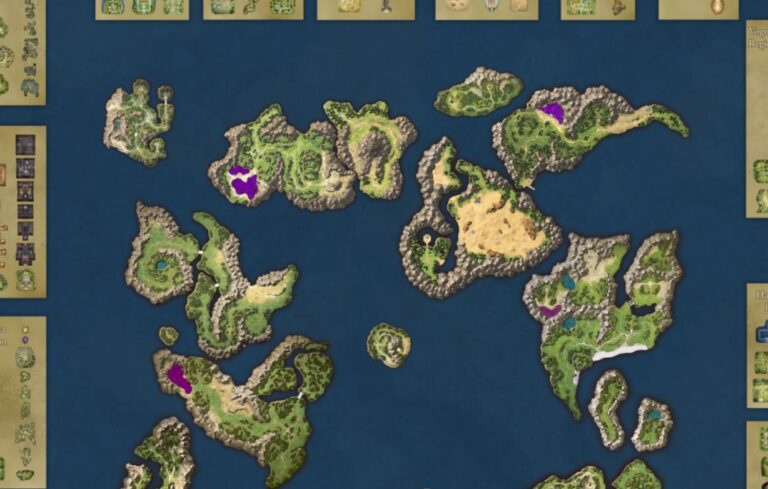 Dragon Quest VII: Reimagined Interactive Map