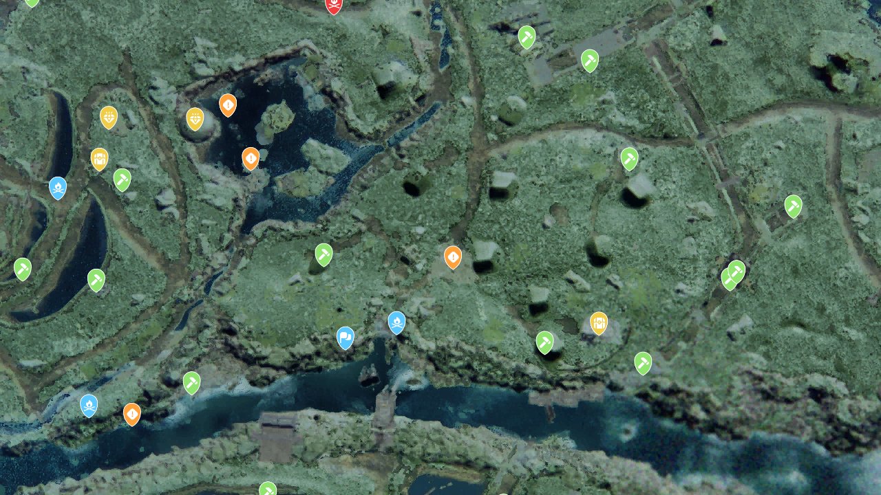 Beast Of Reincarnation interactive map screenshot