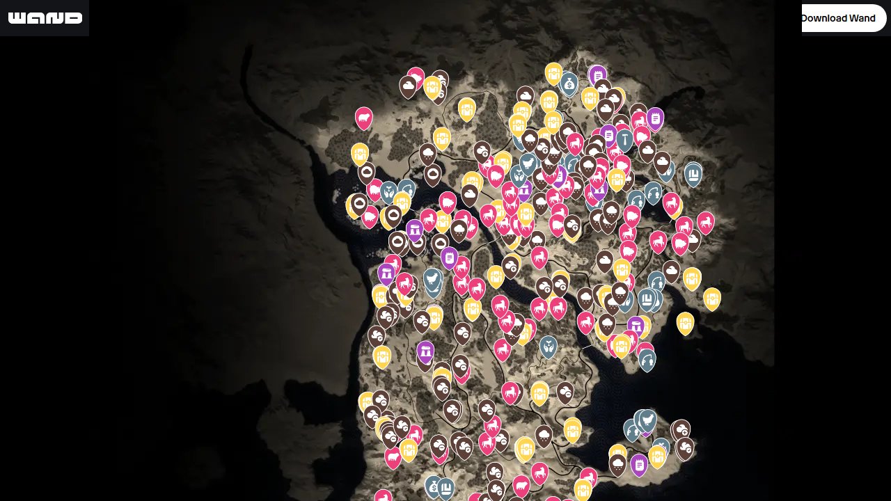 Bellwright interactive map screenshot