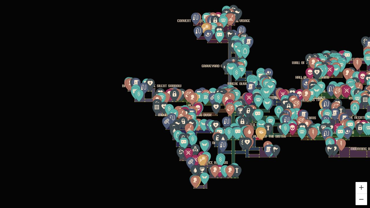 Blasphemous interactive map screenshot