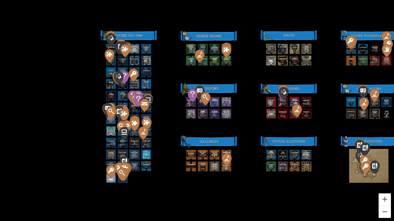 Blue Prince Map screenshot