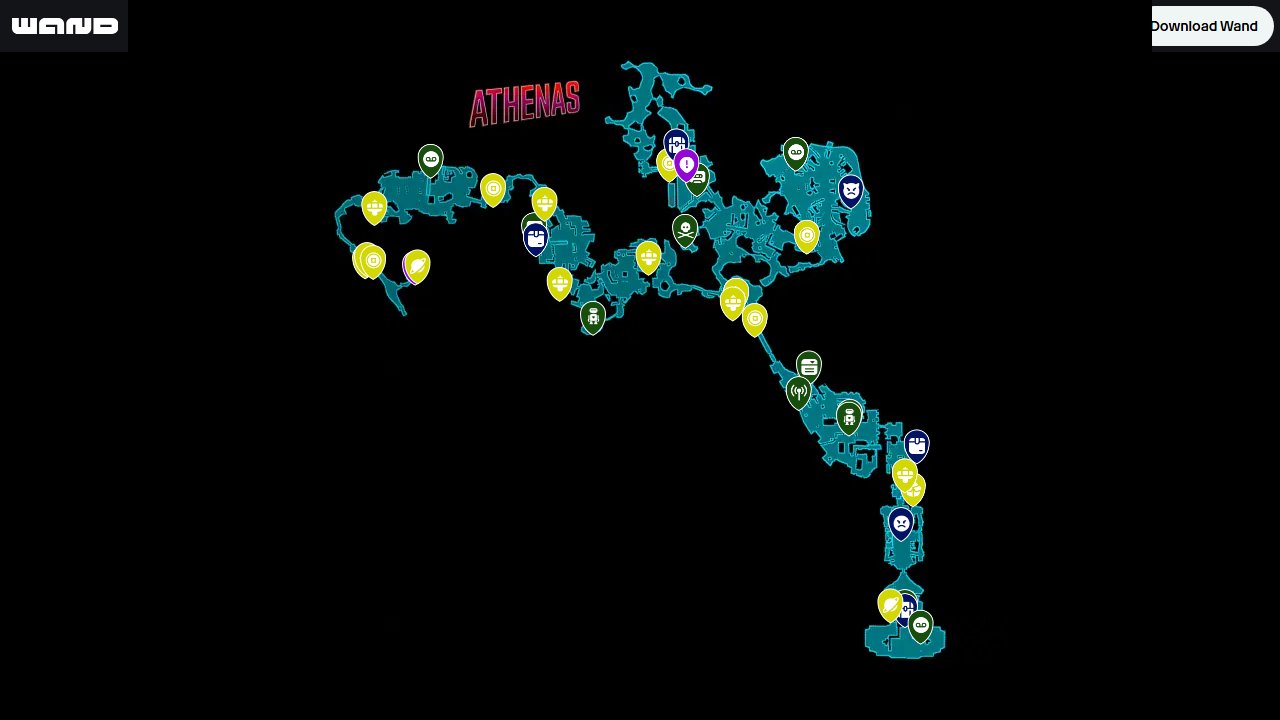 Borderlands 3 interactive map screenshot