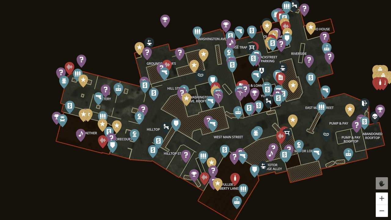 Call Of Duty Black Ops 6 interactive map screenshot
